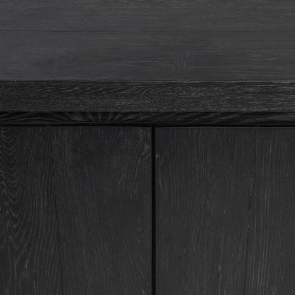 Onyx Haze Reclaimed Oak Buffets & Cabinet Bristol Four-Door Cabinet Collection