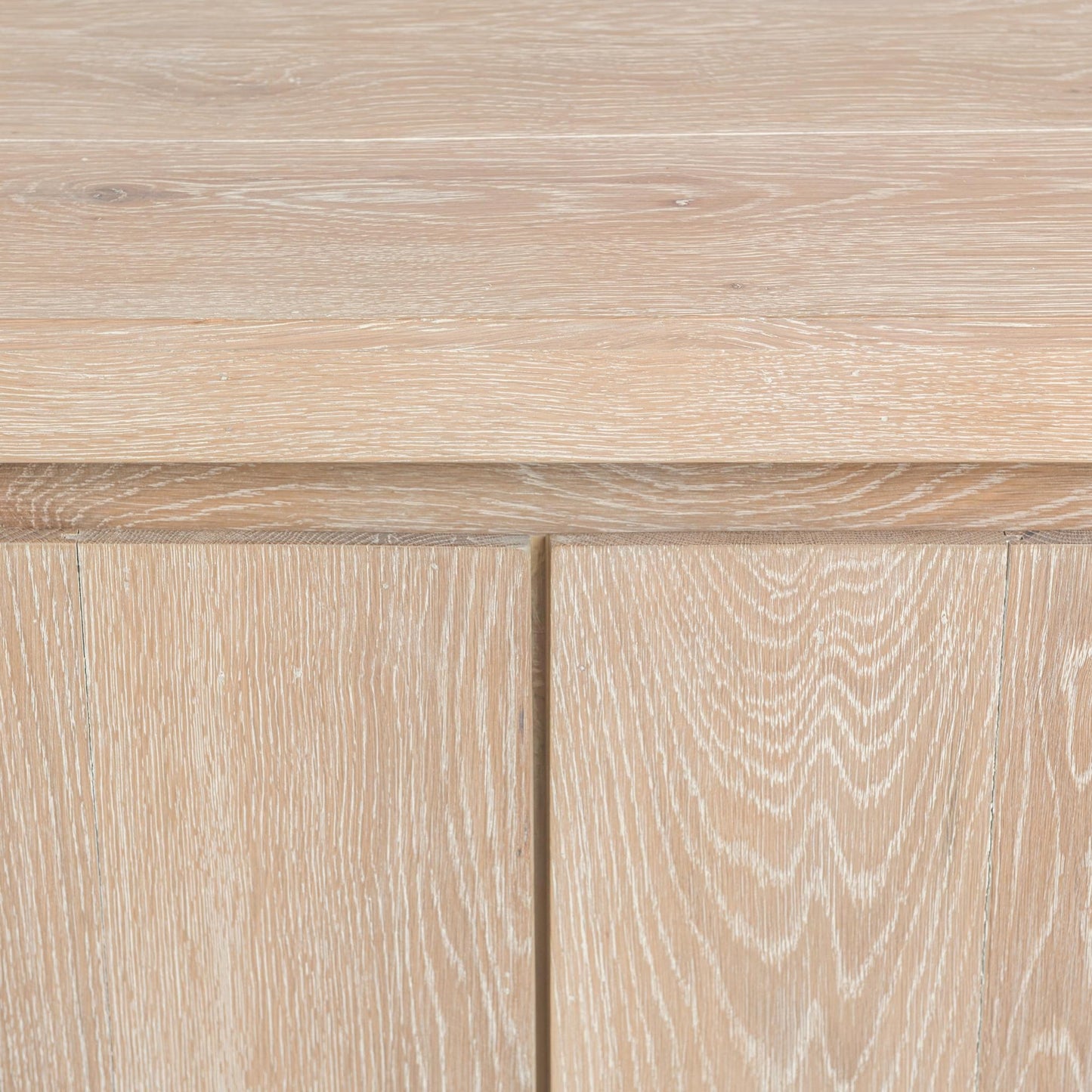 Aged Cream Reclaimed Oak Buffets & Cabinet Bristol Four-Door Cabinet Collection