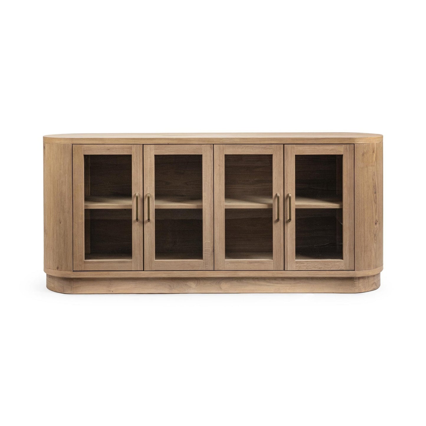 Coastal Haven Oak Veneer Buffets & Cabinet Vander Four-Door Buffet Collection