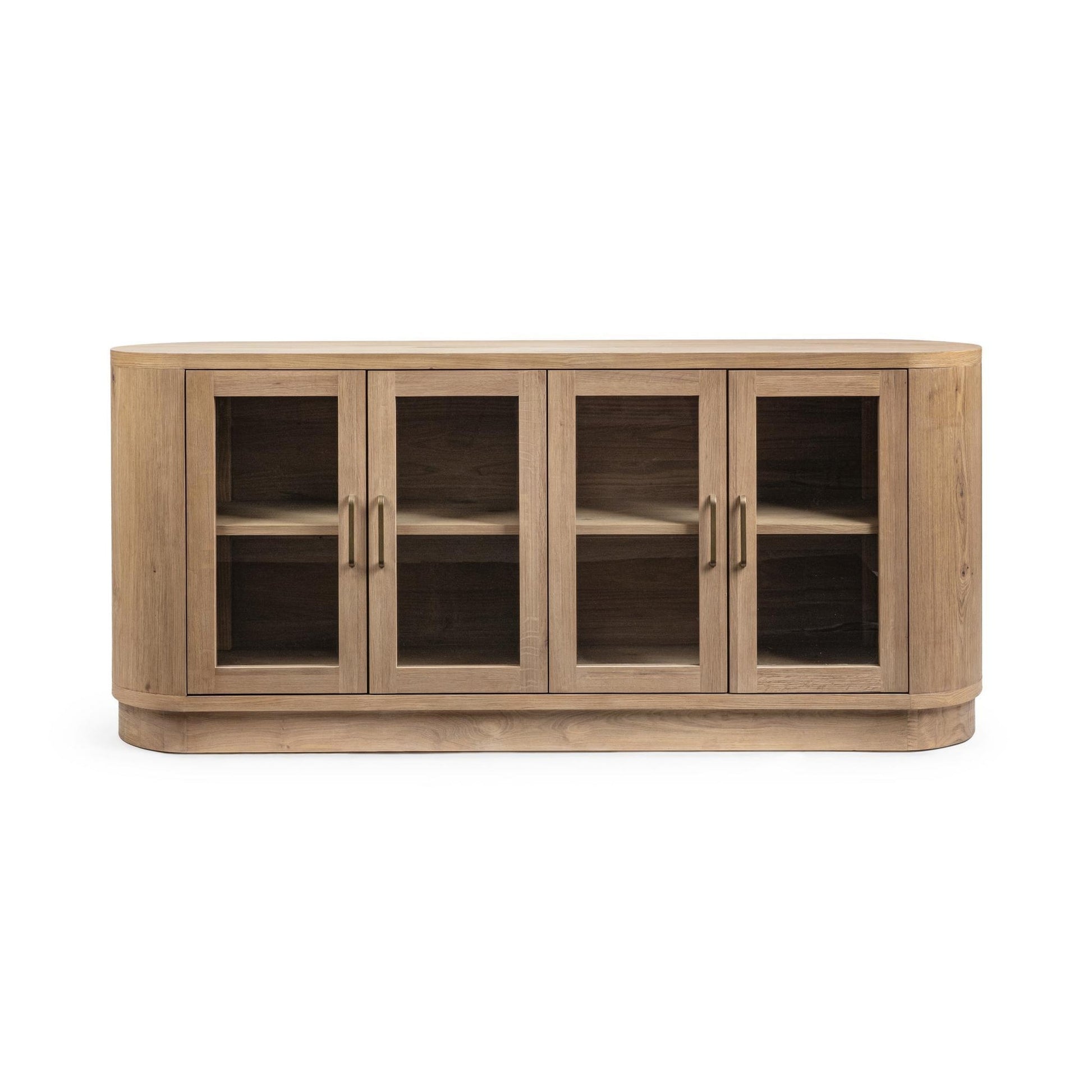 Coastal Haven Oak Veneer Buffets & Cabinet Vander Four-Door Buffet Collection