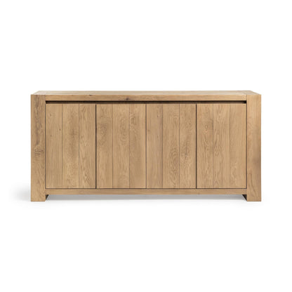 Coastal Haven Reclaimed Oak Buffets & Cabinet Bristol Four-Door Cabinet Collection