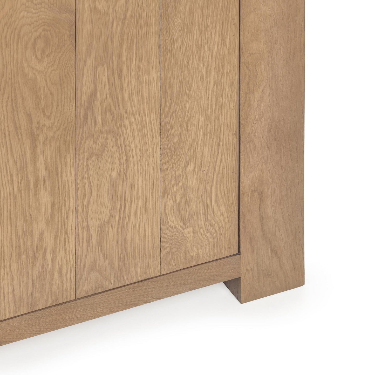 Coastal Haven Reclaimed Oak Buffets & Cabinet Bristol Four-Door Cabinet Collection