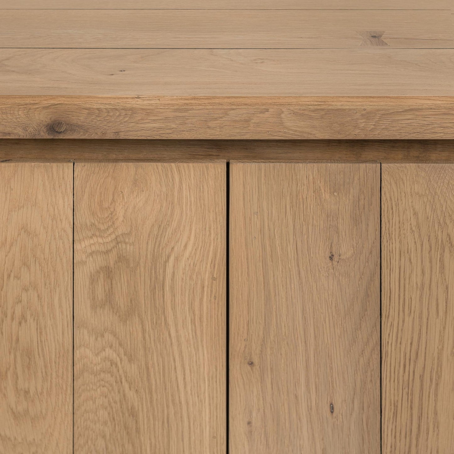 Coastal Haven Reclaimed Oak Buffets & Cabinet Bristol Four-Door Cabinet Collection