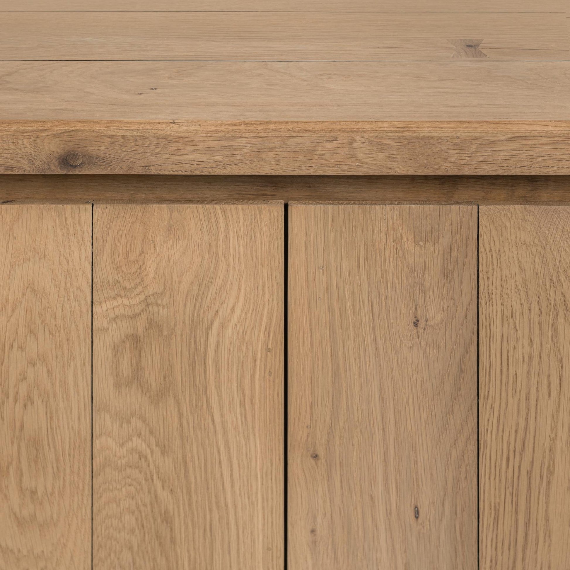 Coastal Haven Reclaimed Oak Buffets & Cabinet Bristol Four-Door Cabinet Collection