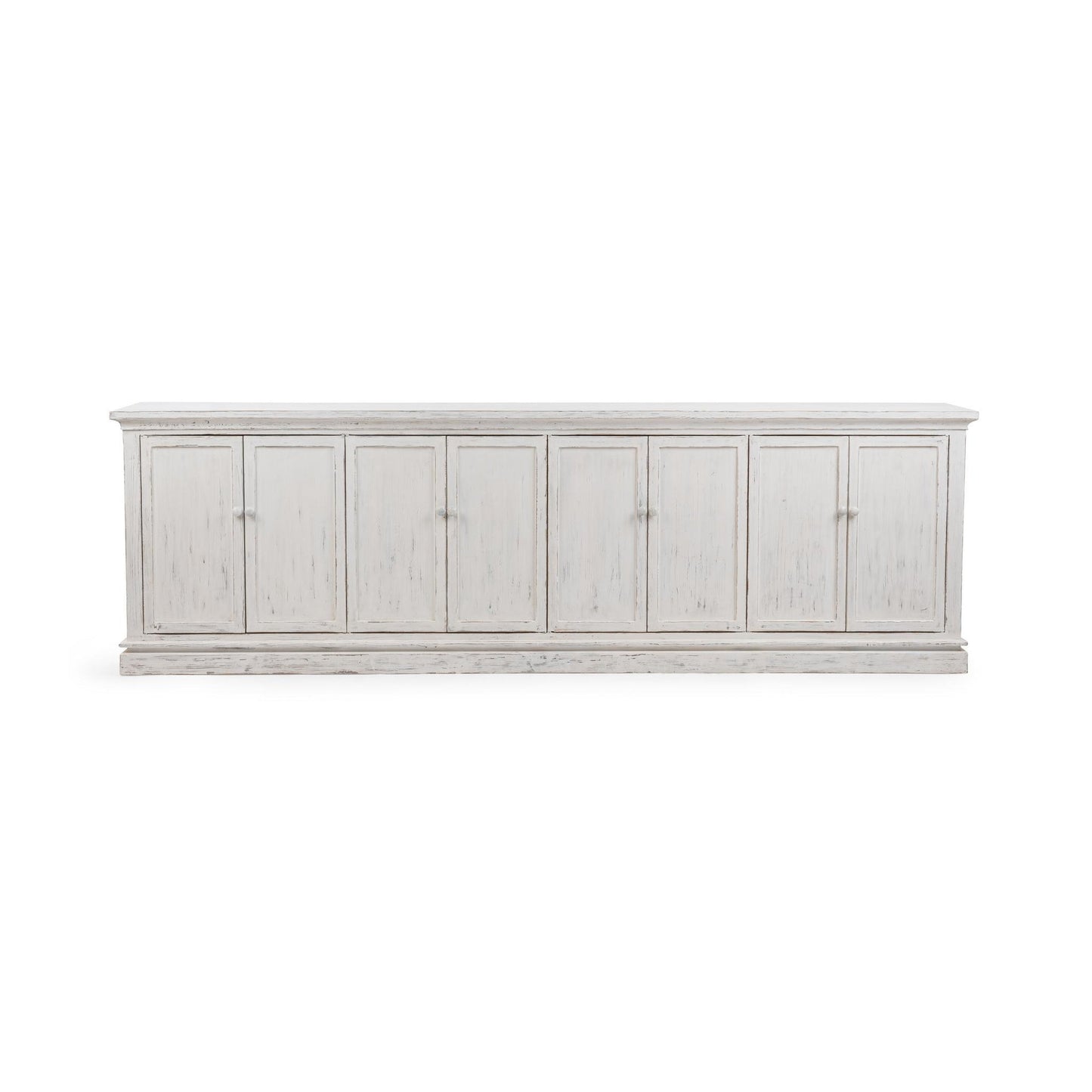 Shorline Wash Reclaimed Pine Buffets & Cabinet Elmer Eight-Door Cabinet Collection