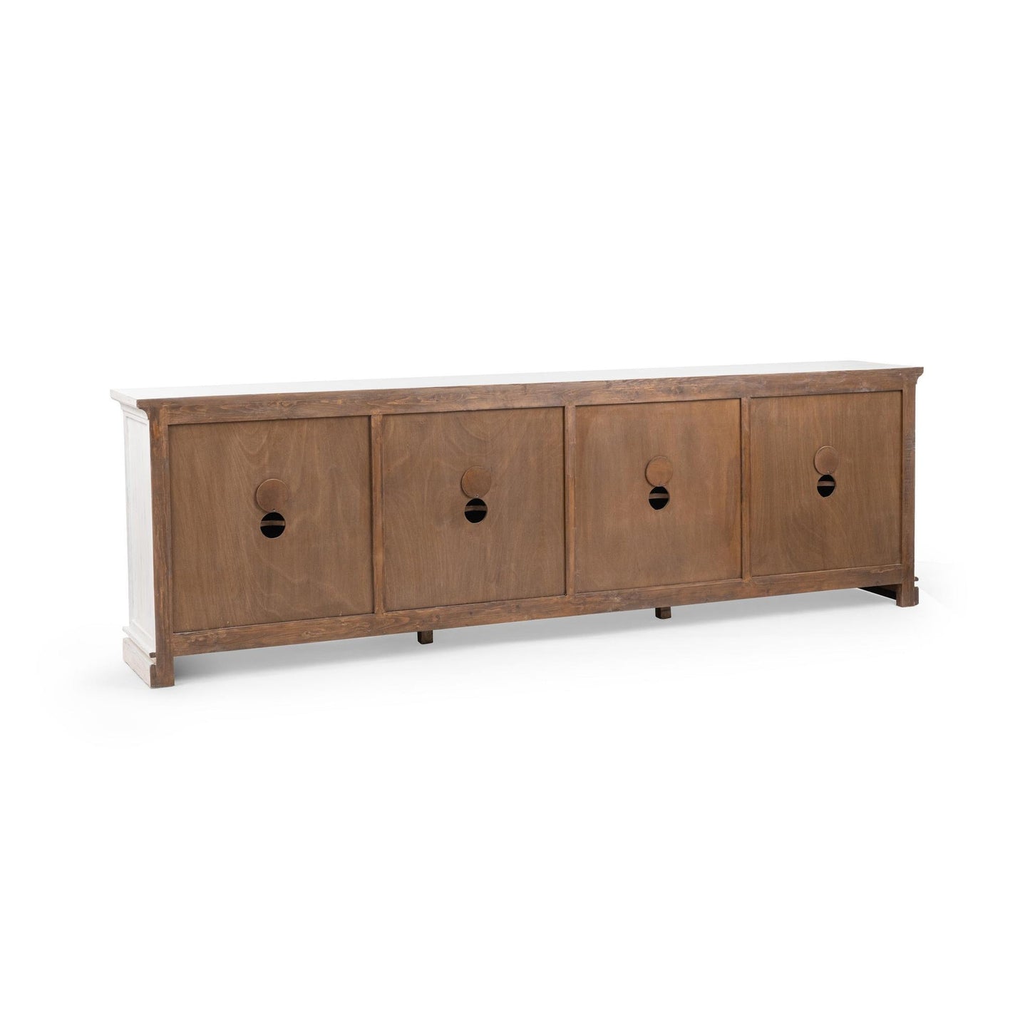 Shorline Wash Reclaimed Pine Buffets & Cabinet Elmer Eight-Door Cabinet Collection