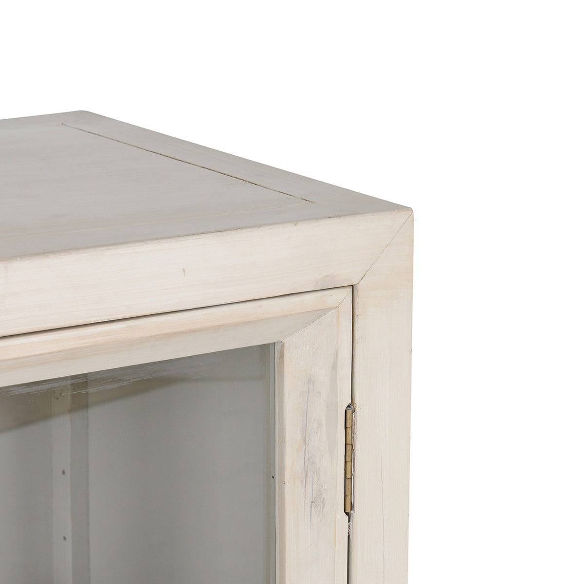 Timeworn Cream Reclaimed Pine Buffets & Cabinet Selma Six-Door Cabinet Collection