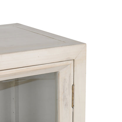 Timeworn Cream Reclaimed Pine Buffets & Cabinet Selma Six-Door Cabinet Collection
