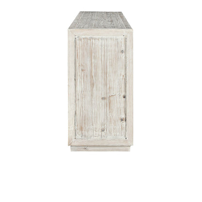 Vintage Cream Reclaimed Pine Buffets & Cabinet Frederick Six-Door Cabinet Collection