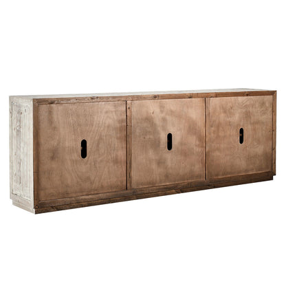 Vintage Cream Reclaimed Pine Buffets & Cabinet Frederick Six-Door Cabinet Collection