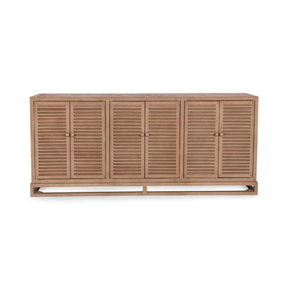 Distressed Brown Reclaimed Pine Buffets & Cabinet Jolen Six-Door Buffet Collection