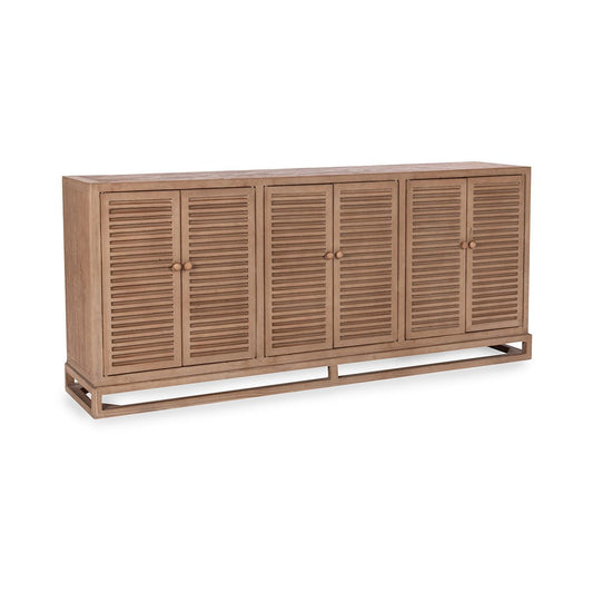 Distressed Brown Reclaimed Pine Buffets & Cabinet Jolen Six-Door Buffet Collection