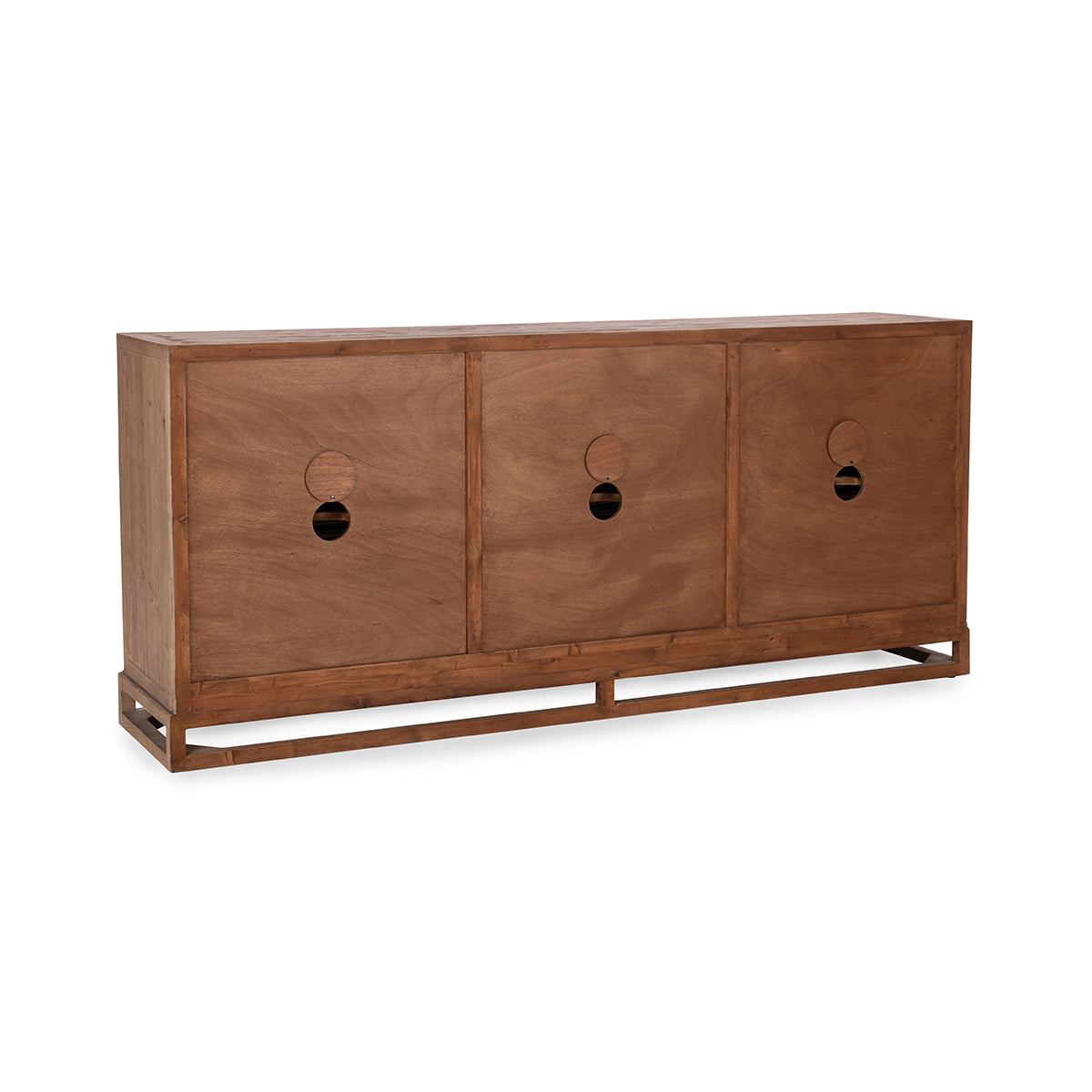 Distressed Brown Reclaimed Pine Buffets & Cabinet Jolen Six-Door Buffet Collection