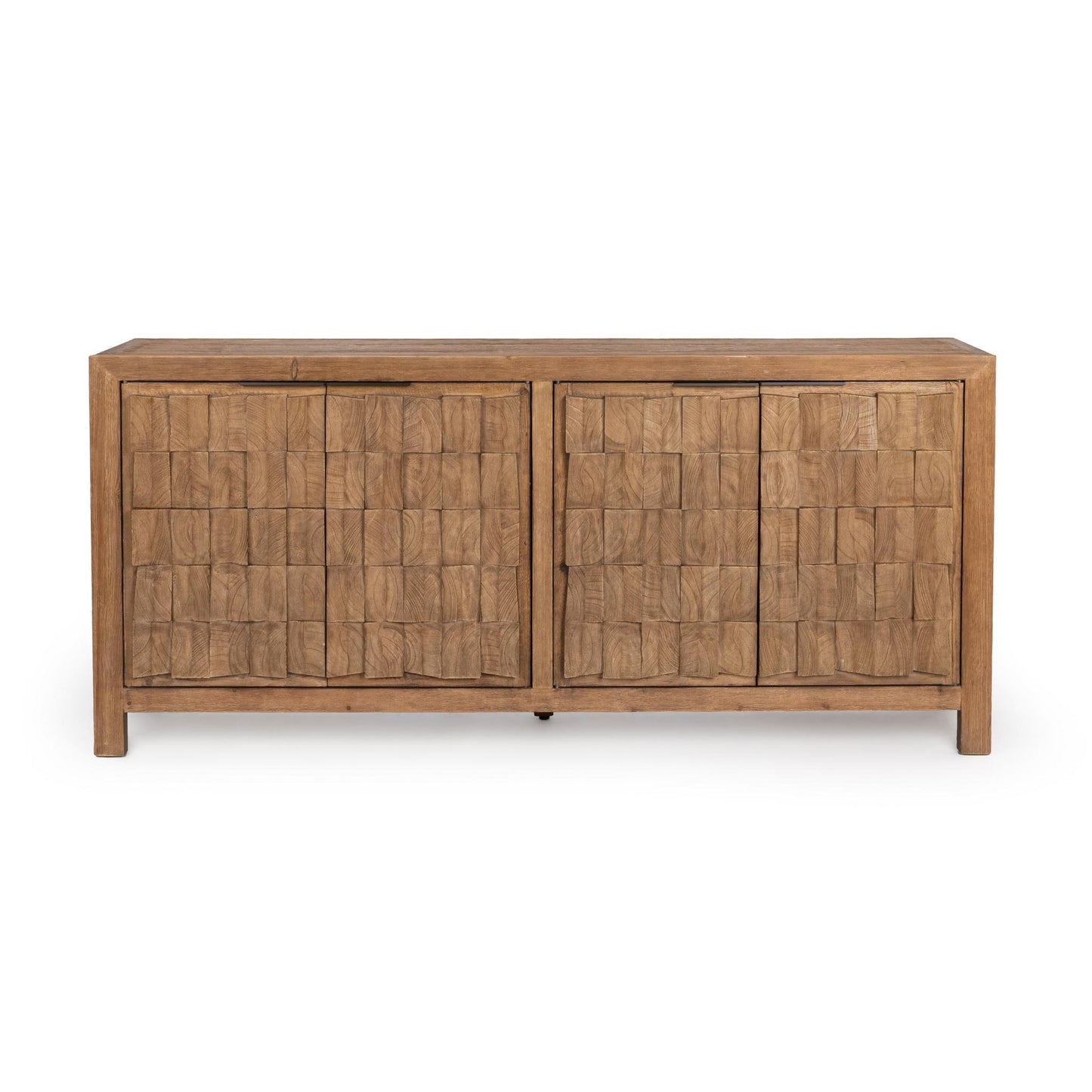 Drifted Sand Reclaimed Pine Buffets & Cabinet Gama Four-Door Cabinet Collection