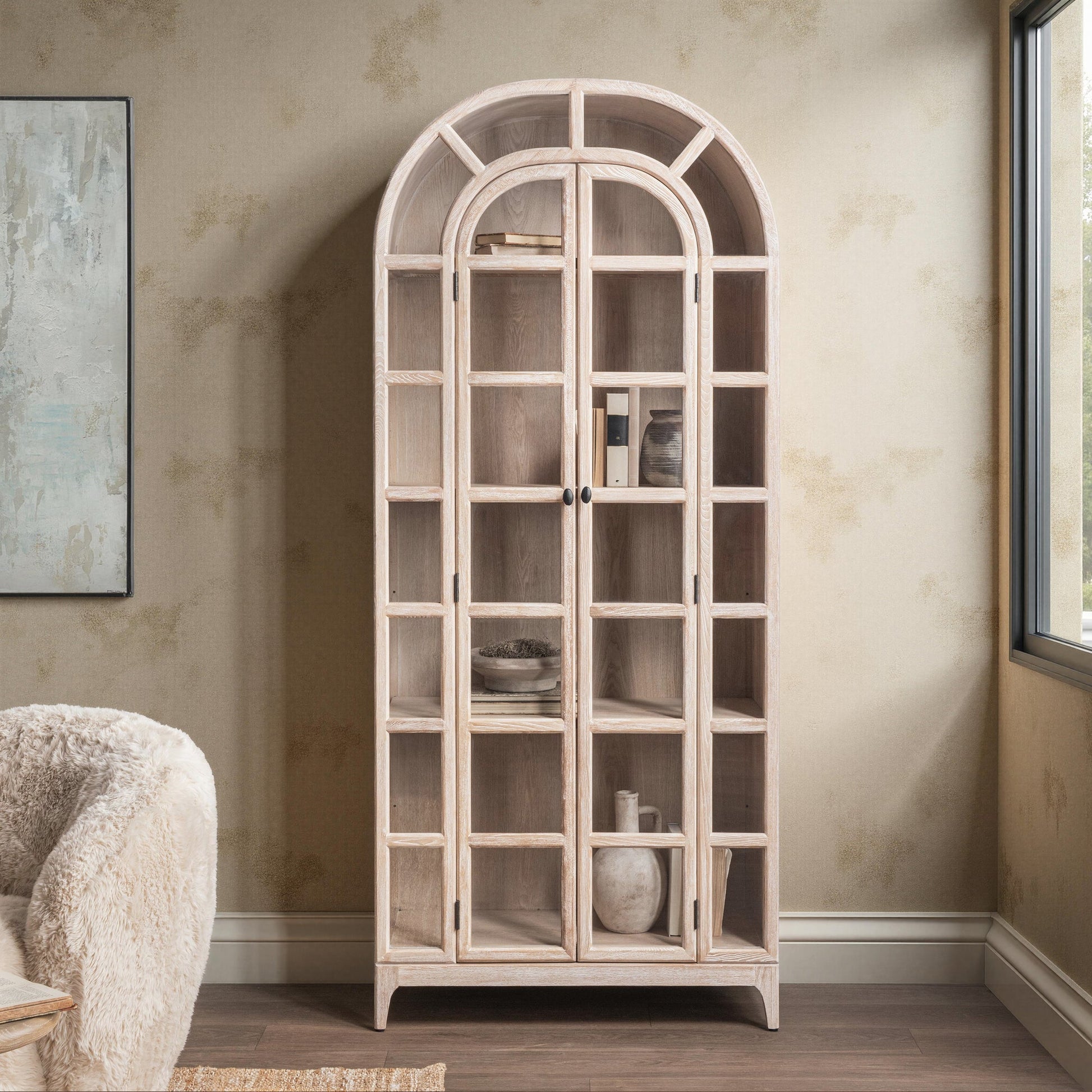 Maison Display Cabinet Coastal Drift