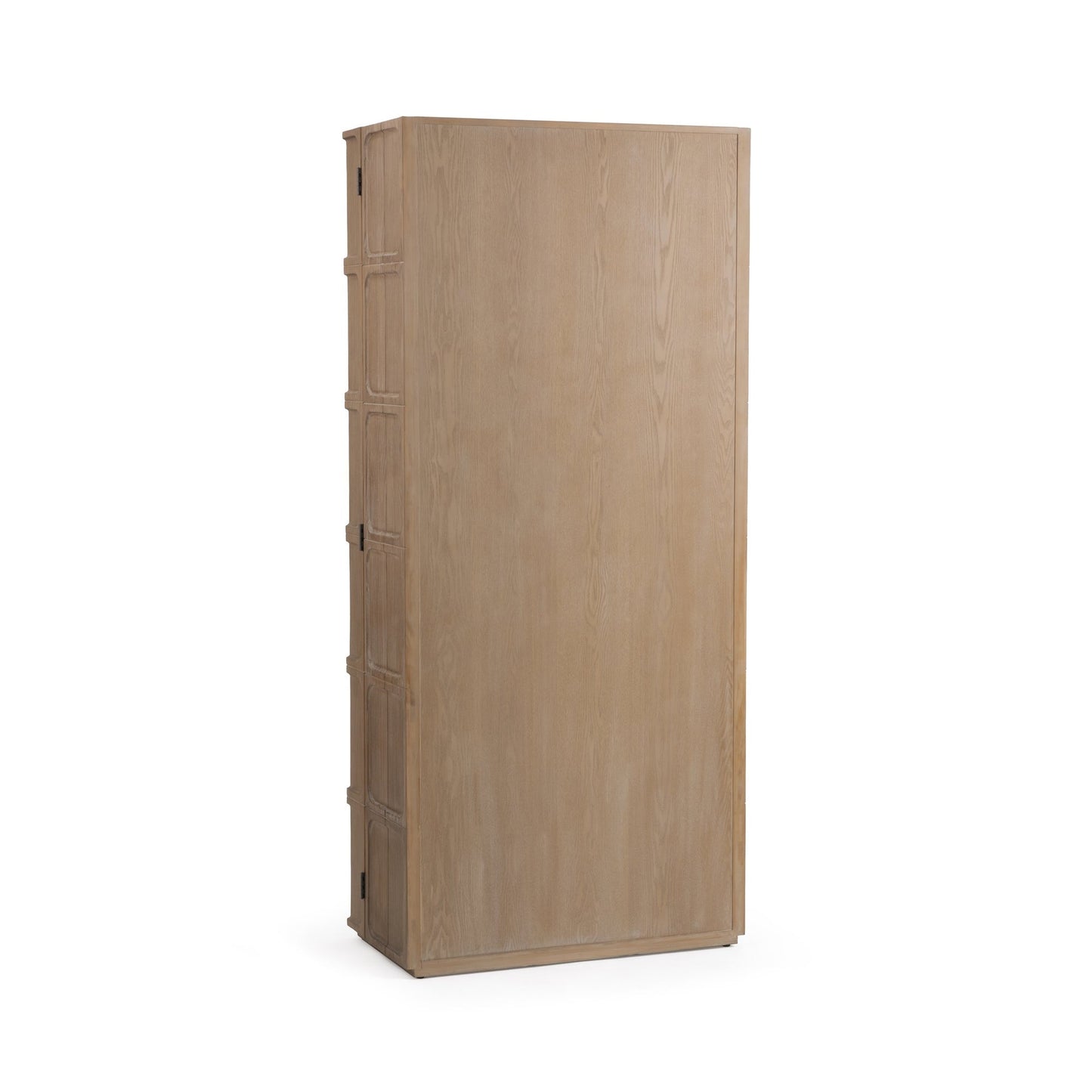 Pacific Sand Pine Wood Tall Cabinet Corin Tall Cabinet Collection