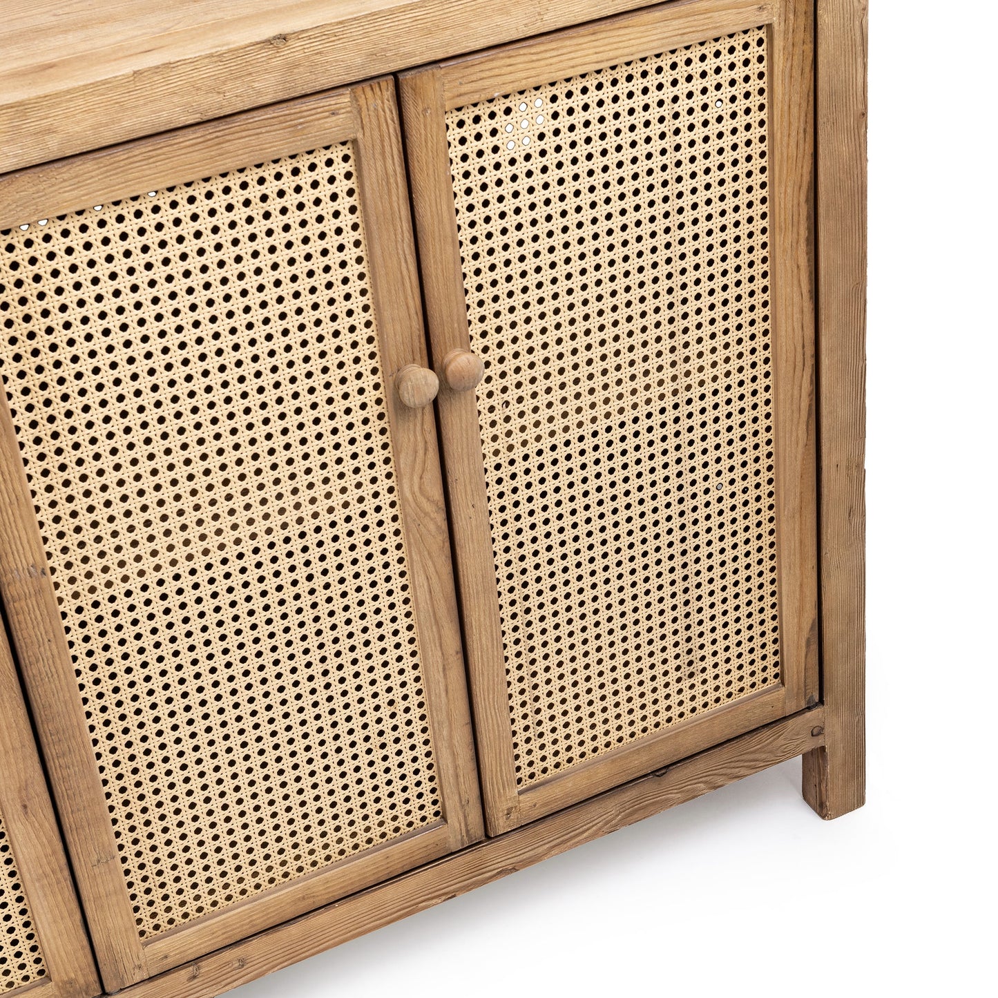 Sandy Cove Reclimed Pine Buffets & Cabinet Alvin Eight-Door Cabinet Collection