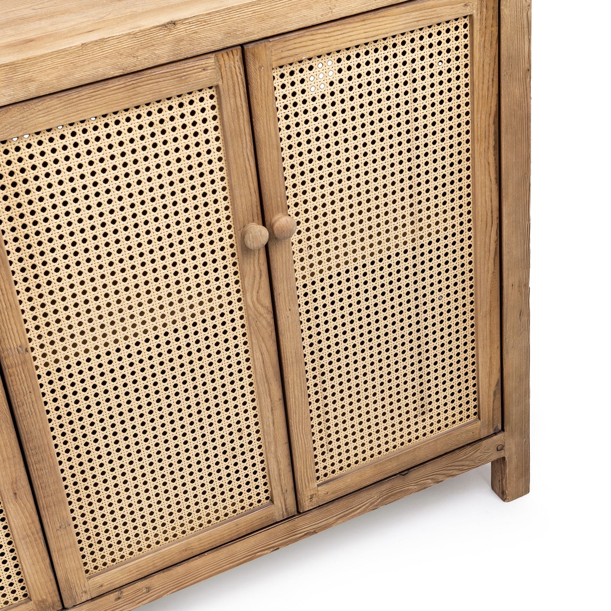 Sandy Cove Reclimed Pine Buffets & Cabinet Alvin Eight-Door Cabinet Collection