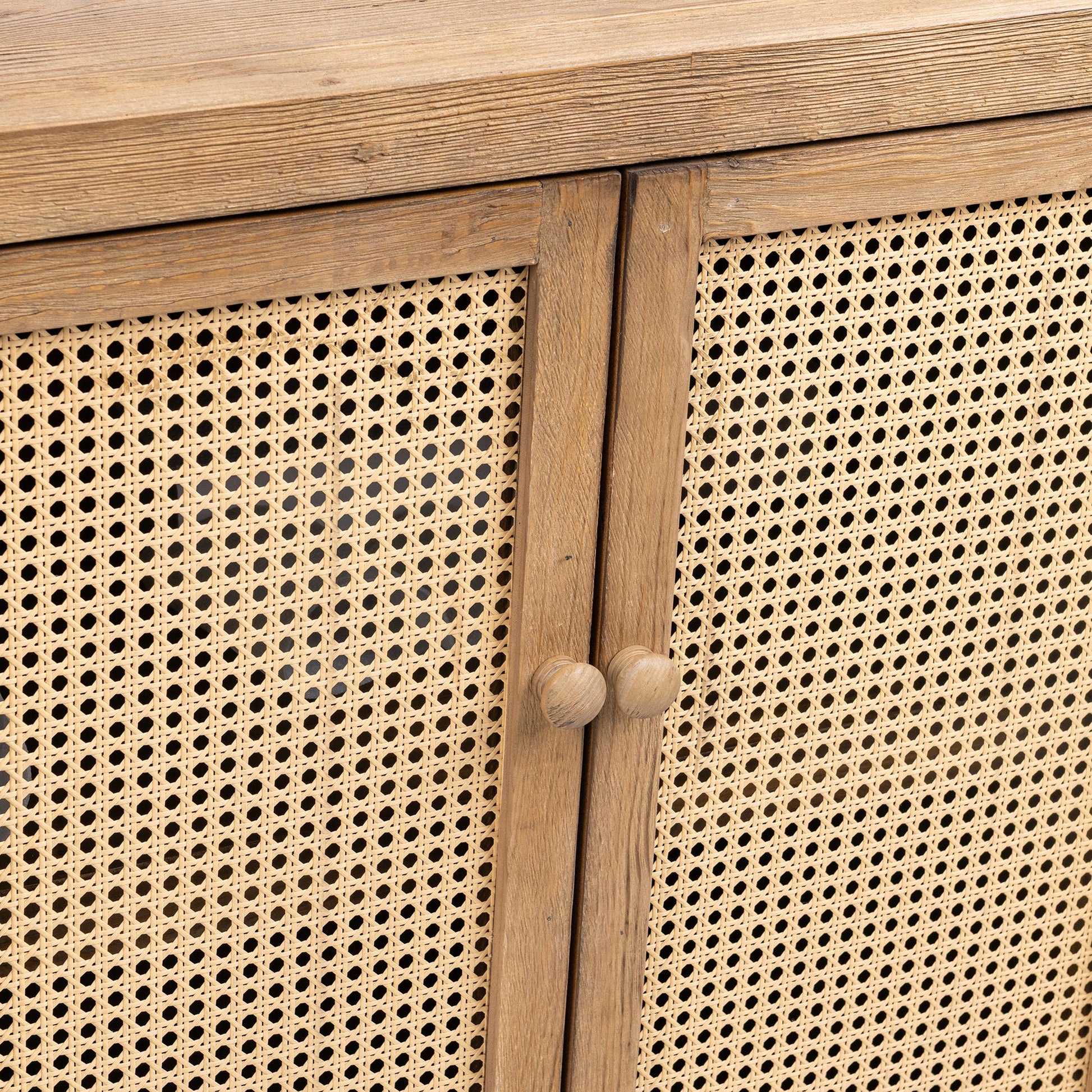 Sandy Cove Reclimed Pine Buffets & Cabinet Alvin Eight-Door Cabinet Collection