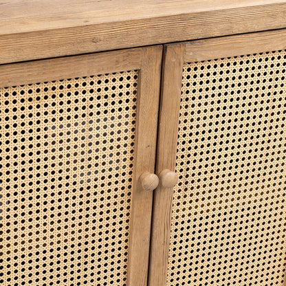 Sandy Cove Reclimed Pine Buffets & Cabinet Alvin Eight-Door Cabinet Collection