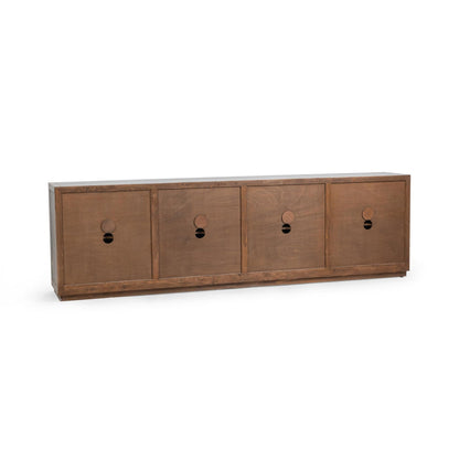Blue Washed Reclaimed Pine Buffets & Cabinet Malibu Eight-Door Cabinet Collection