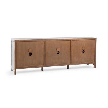 Soft Coastal Reclaimed Pine Buffets & Cabinet Ambrose Six-Door Cabinet Collection