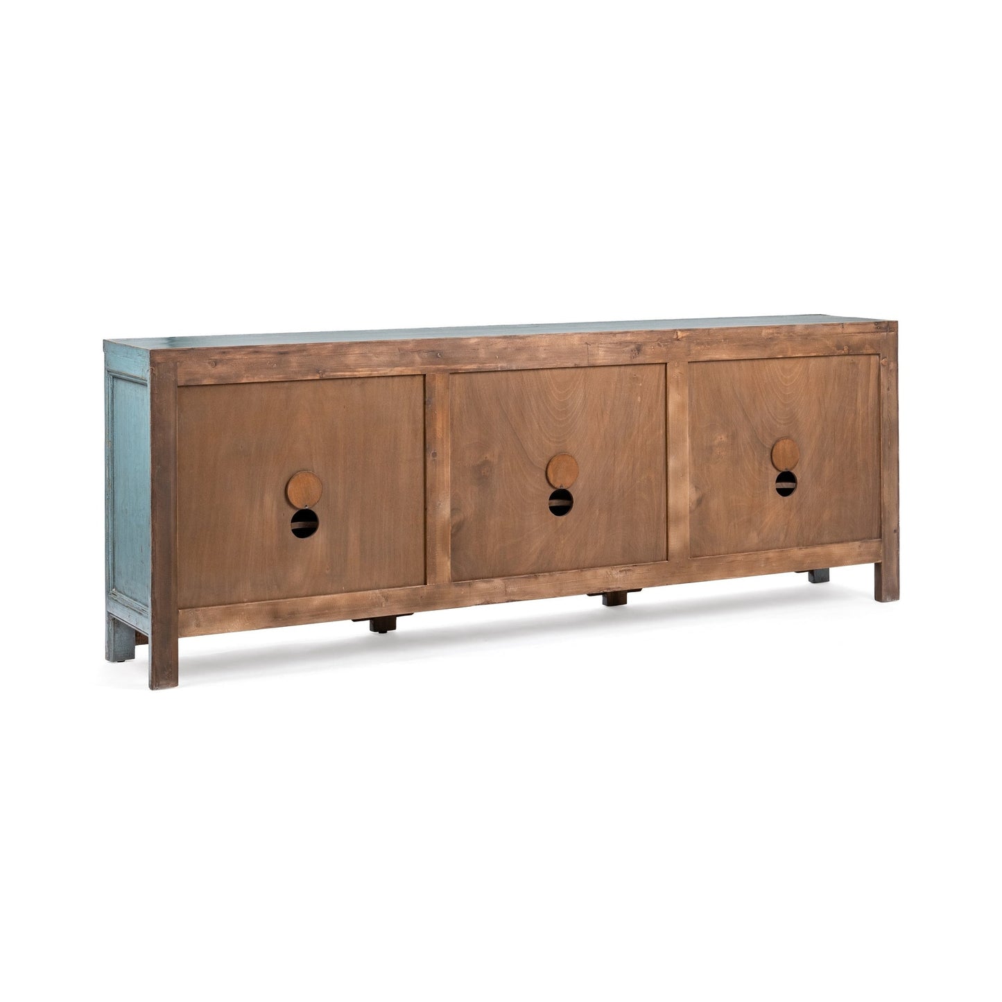 Harbor Blue Reclaimed Pine Buffets & Cabinet Winford Three-Drawer Six-Door Cabinet Collection