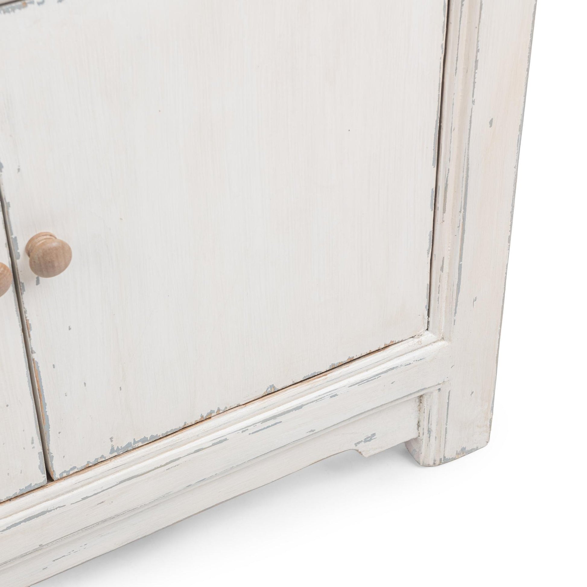 Coastal Cream Reclaimed Pine Buffets & Cabinet Winford Three-Drawer Six-Door Cabinet Collection