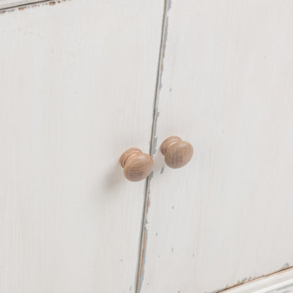 Coastal Cream Reclaimed Pine Buffets & Cabinet Winford Three-Drawer Six-Door Cabinet Collection
