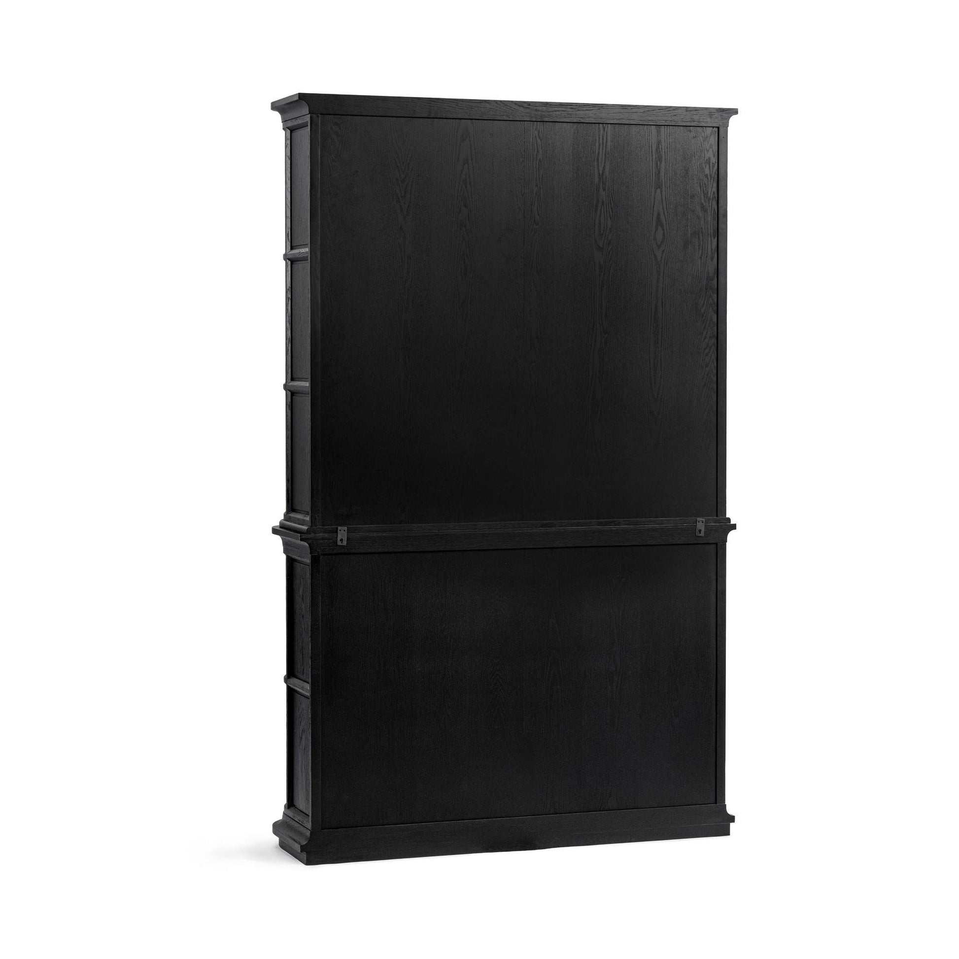 Loft Black Elm Wood Buffets & Cabinet Carson Display Cabinet Collection