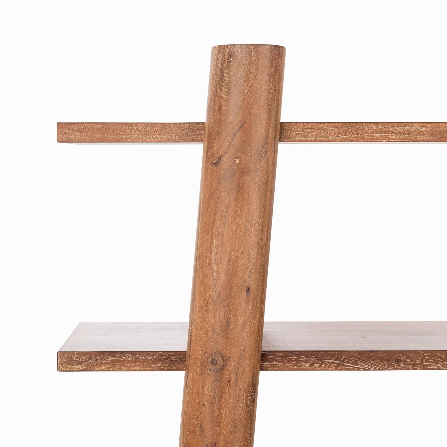 Golden Wheat Acacia Wood Bookcase Pomona Bookshelf Collection