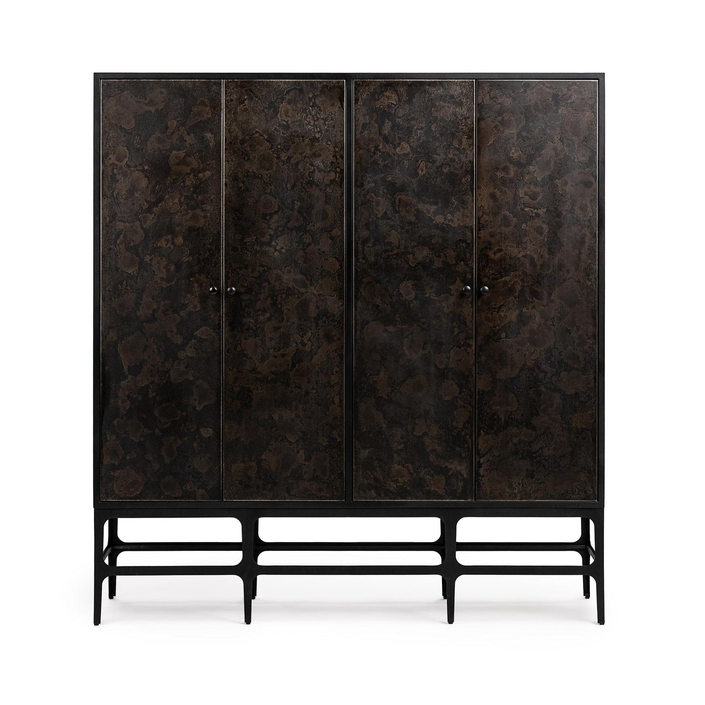 Amilio Tall Cabinet Rust Noir