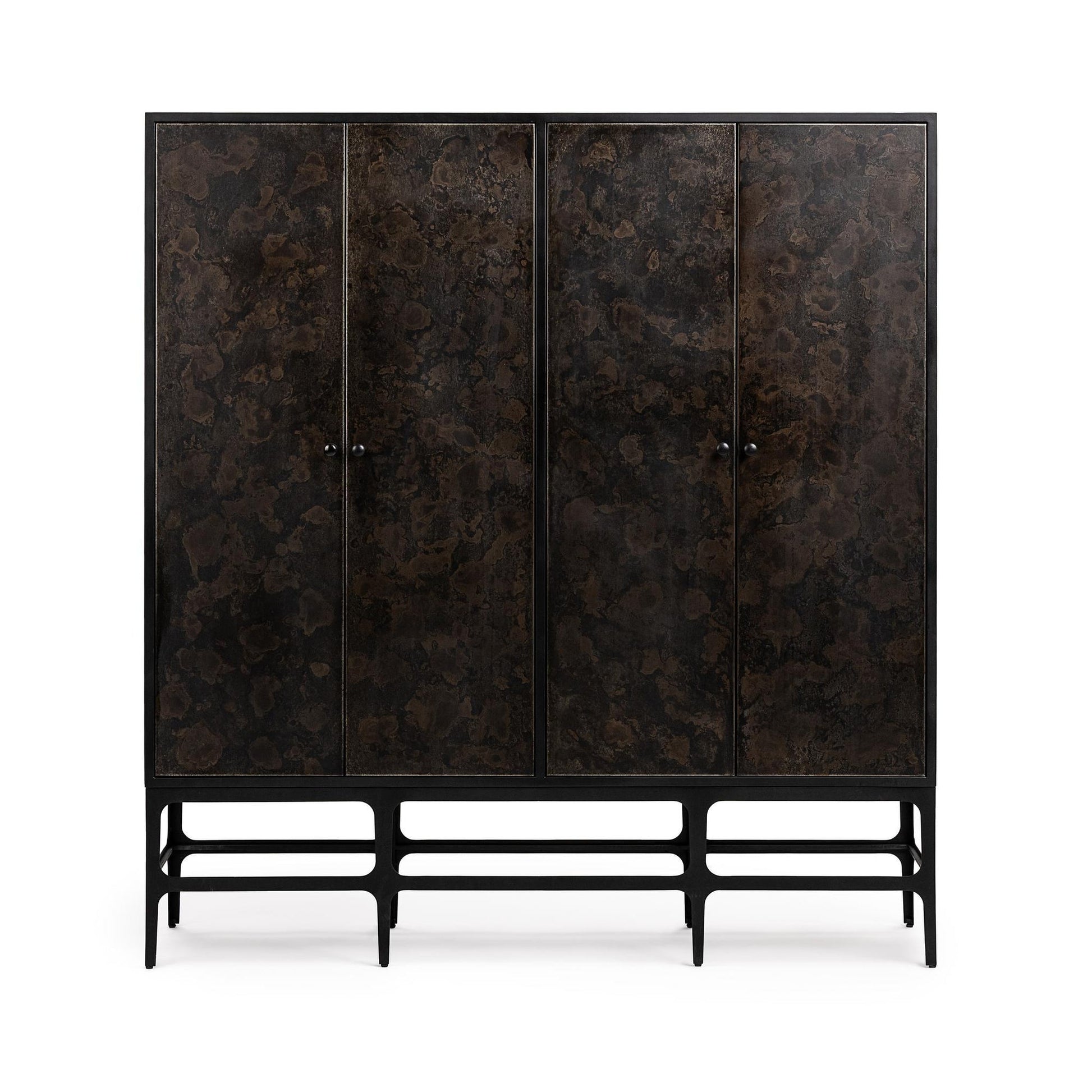 Rust Noir Iron Tall Cabinet Amilio Tall Cabinet Collection