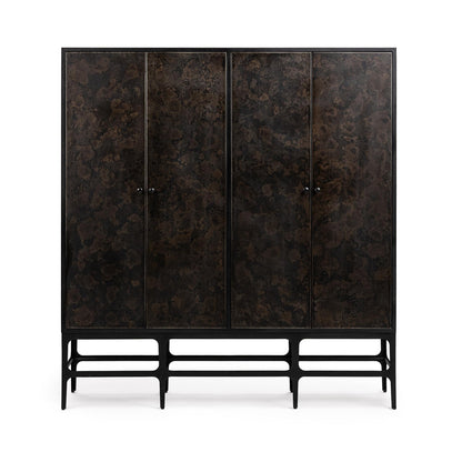 Rust Noir Iron Tall Cabinet Amilio Tall Cabinet Collection