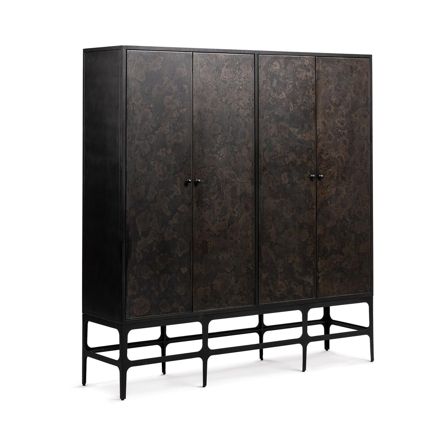 Rust Noir Iron Tall Cabinet Amilio Tall Cabinet Collection