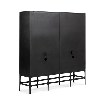 Amilio Tall Cabinet Rust Noir