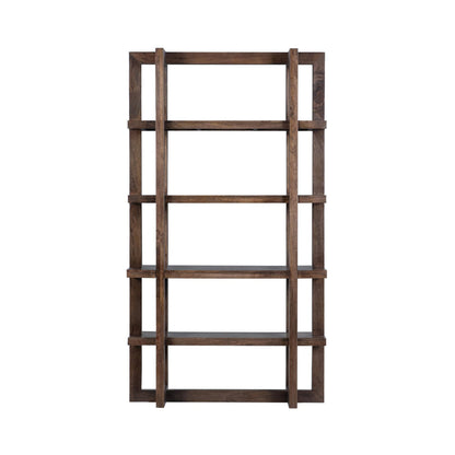 Bark Brown Mango Wood Bookcase Sydney Bookcase Collection