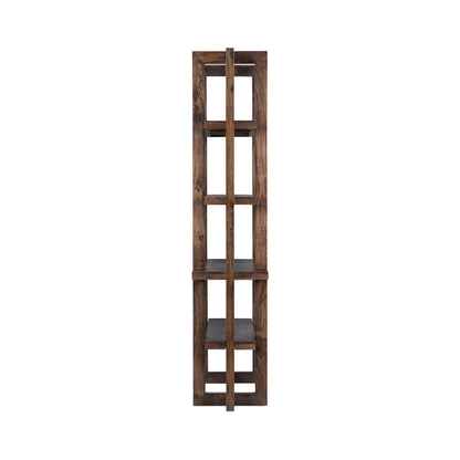 Bark Brown Mango Wood Bookcase Sydney Bookcase Collection