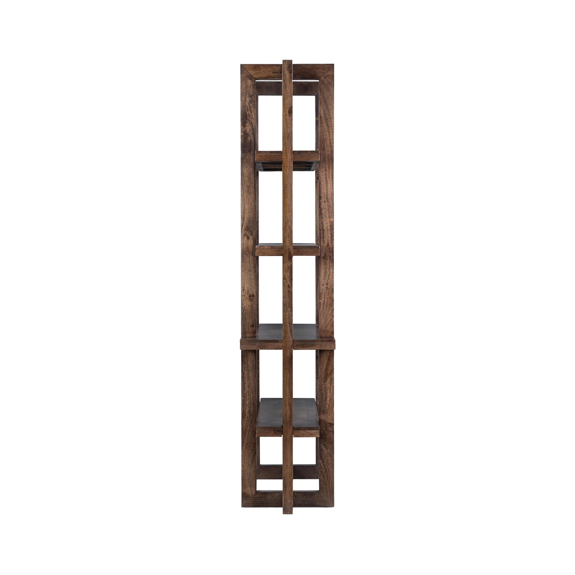 Bark Brown Mango Wood Bookcase Sydney Bookcase Collection