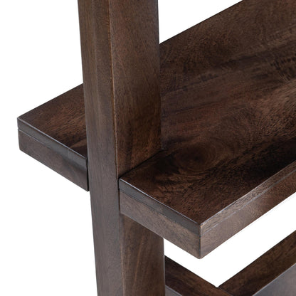 Bark Brown Mango Wood Bookcase Sydney Bookcase Collection