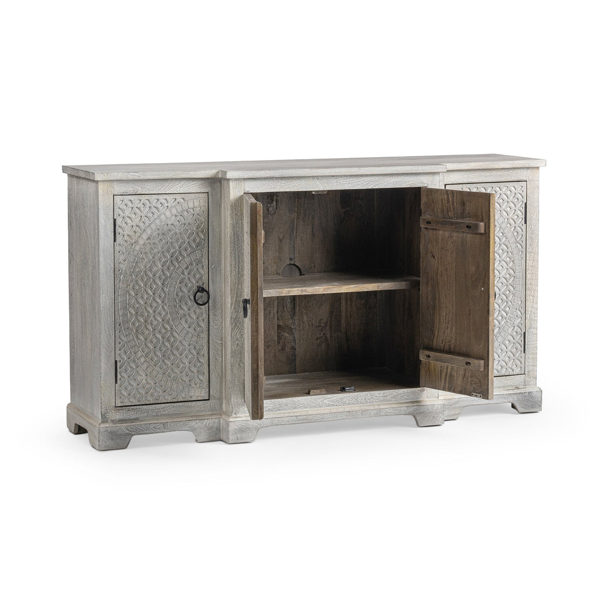 Elevated Mango Wood Cabinet