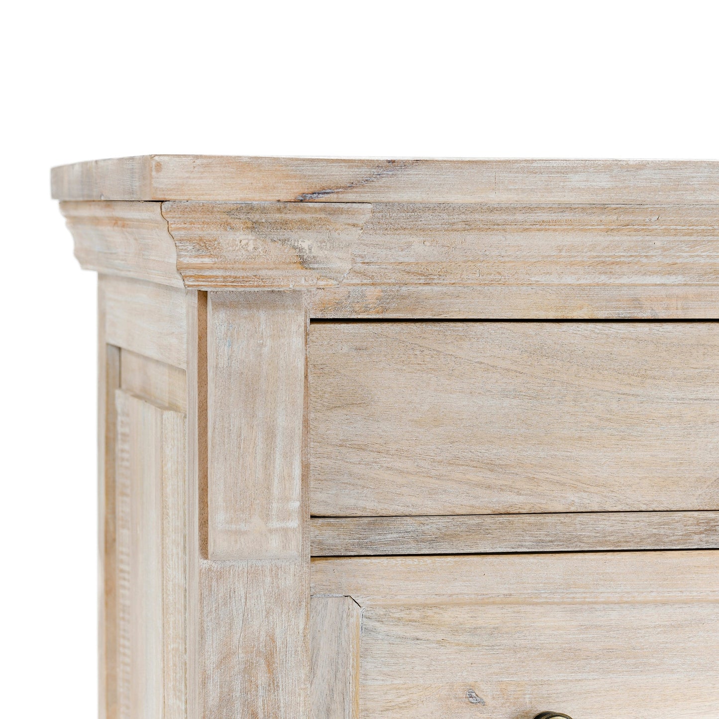 Natural Cream Wash Mango Wood Chest Adelaide Six-Drawer Chest Collection
