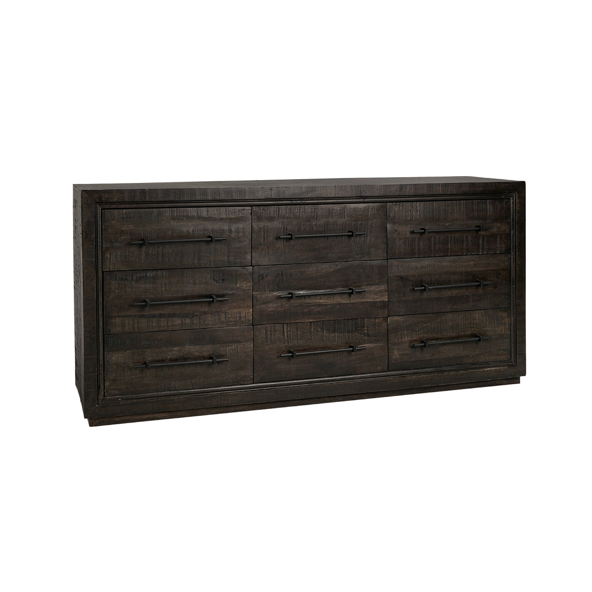 Espresso Mango Wood Dresser Magdalena Nine-Drawer Dresser Collection