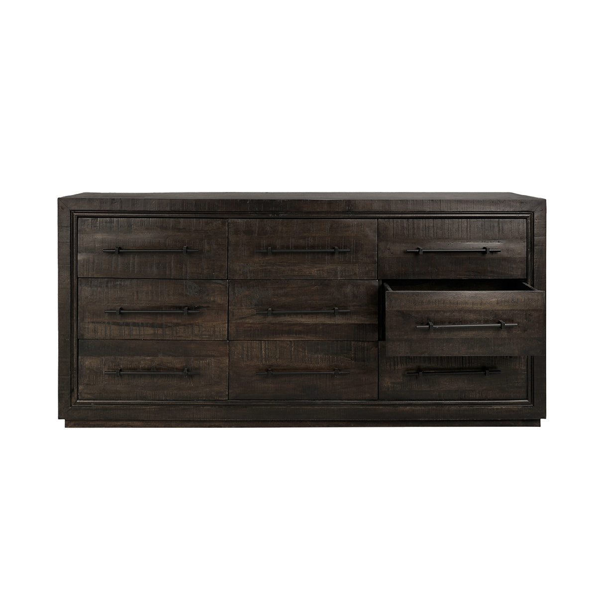 Espresso Mango Wood Dresser Magdalena Nine-Drawer Dresser Collection