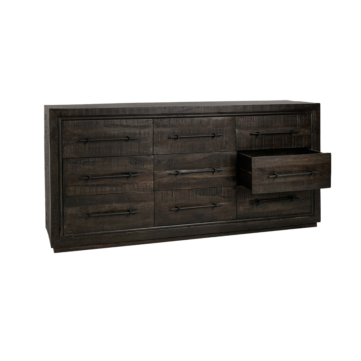 Espresso Mango Wood Dresser Magdalena Nine-Drawer Dresser Collection