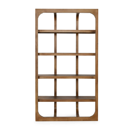 Natural Acacia Wood Bookcase Gordon Bookcase Collection