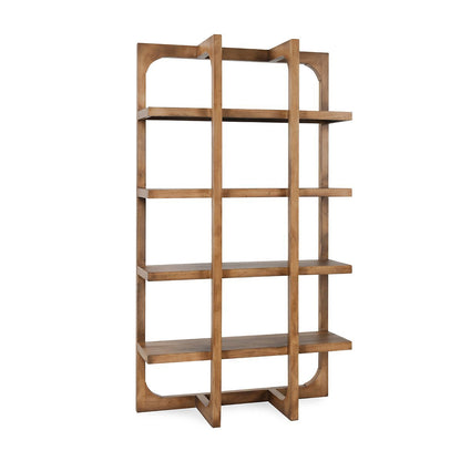 Natural Acacia Wood Bookcase Gordon Bookcase Collection
