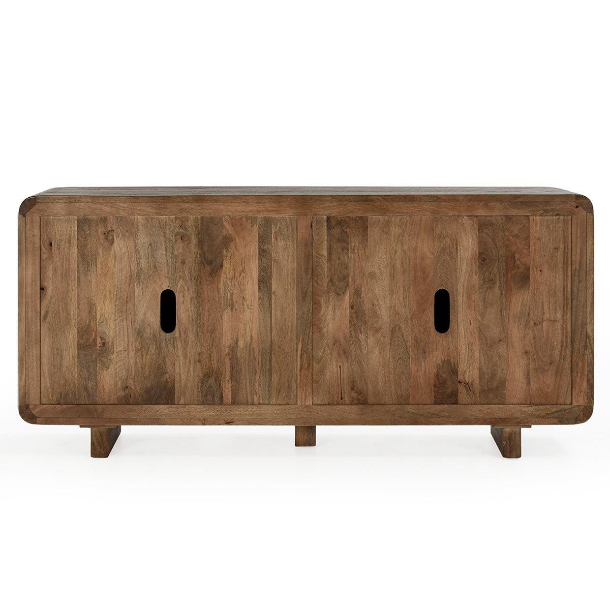 Artisan Brown Mango Wood Buffets & Cabinet Holmes Four-Door Buffet Collection