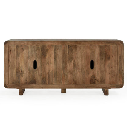 Artisan Brown Mango Wood Buffets & Cabinet Holmes Four-Door Buffet Collection