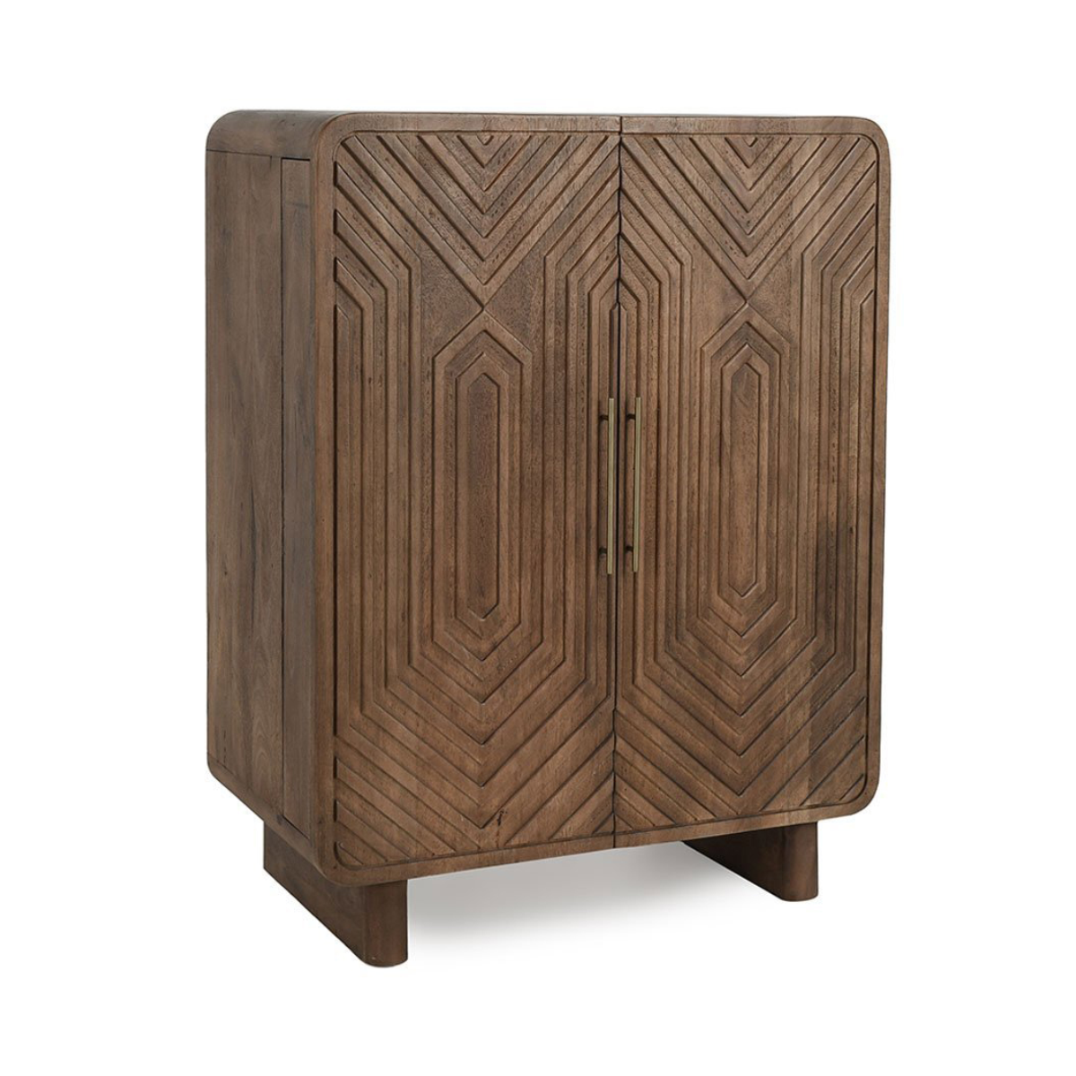 Artisan Brown Mango Wood Bar & Wine Storage Holmes Bar Cabinet Collection